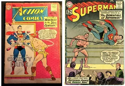 Buy ACTION COMICS #267 (1960) + SUPERMAN #155 ( 1962) DC Comics 3rd/+ Early Legion • 54.99£