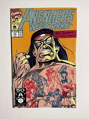 Buy West Coast Avengers #72 (1991) 9.4 NM Marvel High Grade Comic Book • 9.46£