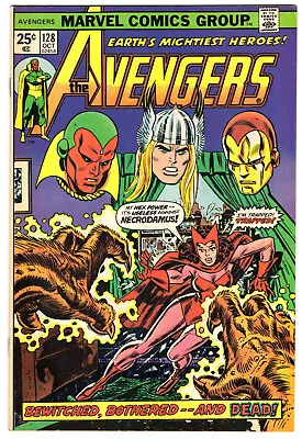 Buy Avengers #128 Very Fine-Near Mint 9.0 Scarlet Witch Vision Thor Iron Man 1974 • 29.16£