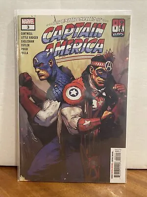 Buy United States Captain America #3 Cover A Parel Marvel Comic  2021 (C1) • 3£