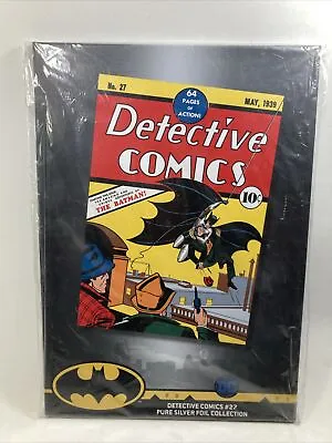 Buy Detective Comics #27 2018 Pure Silver Foil 35g .999 Fine Silver NZMINT May, 1939 • 157.33£