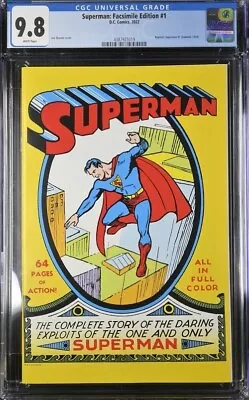 Buy Superman :Facsimile Edition 1 CGC 9.8 • 75£
