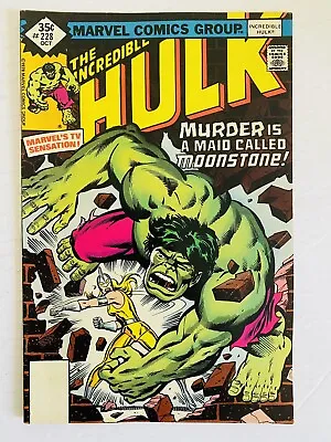 Buy The Incredible Hulk #228 - Whitman Variant - 1st Moonstone - KEY - 1978 • 23.70£
