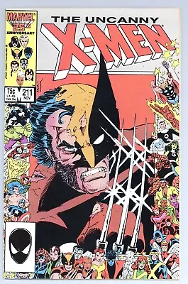 Buy Uncanny X-Men 211 (NM-) Wolverine! Chris Claremont, John Romita 1986 Marvel Y256 • 36.16£