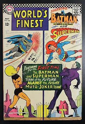 Buy World's Finest #166 DC 166 DC 1967 Batman Superman The Muto - Joker Team Good • 13£