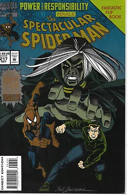 Buy Spectacular Spider-Man 217 Marvel Foil Cover Flip Book Ben Reilly Carnage Jackal • 2.40£