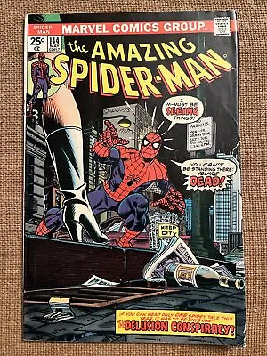 Buy AMAZING SPIDER-MAN #144 (Marvel 1975) 1st Full App Gwen Stacy's Clone MVS! FN/VF • 27.70£