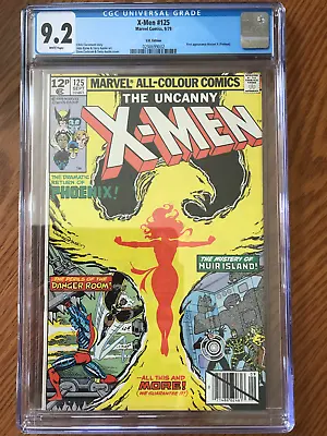 Buy Uncanny X-Men #125 CGC 9.2 1979 Marvel Comics First App Mutant X WHITE PAGES • 240.18£
