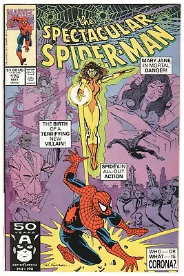 Buy Spectacular Spider-Man #176 ~ 1st Appearance Of Corona VF/NM • 10.35£