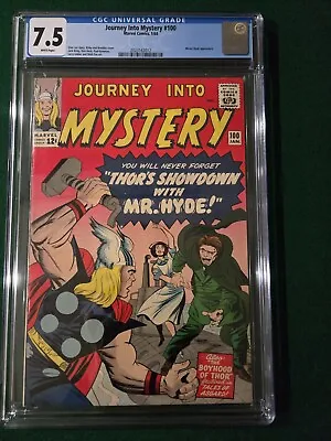 Buy Journey Into Mystery #100 Early Thor CGC 7.5 White Pgs 1964 Marvel 2nd Hyde Nice • 398.12£