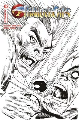 Buy Thundercats #2 (2024) Cover ZB 1:10 Liefeld B&W NM- 1st Print Dynamite Comics • 3.50£