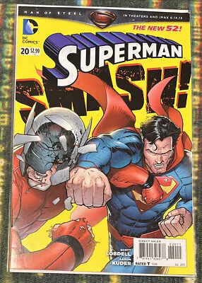 Buy Superman #20 New 52 2013 DC Comics Sent In A Cardboard Mailer • 3.99£