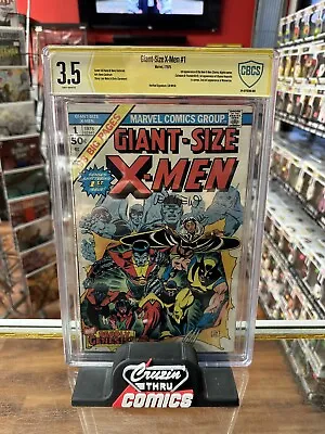 Buy Giant-Size X-Men #1 1st App Of New X-Men! CBCS SS 3.5 Signed By Len Wein! Cool!! • 1,735.22£