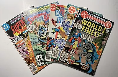 Buy DC World’s Finest Comics #262,272,284,303 Super Team Family#9 Lot 1977-1984. • 6.40£