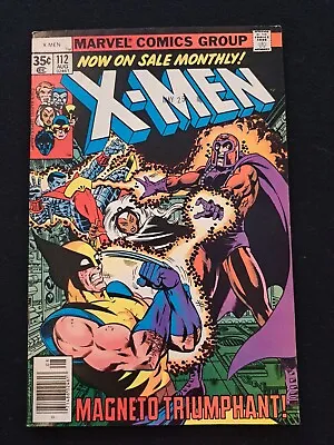 Buy X-Men 112 Marvel Comics 1978 Chris Claremont Newsstand 1st Asteroid M • 32.78£