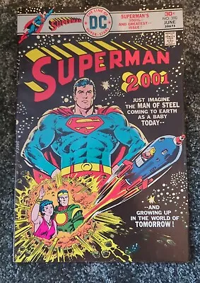 Buy Superman 300 VF+ Imaginary Tale... What If Superman Landed On Earth In 1976! • 10.95£