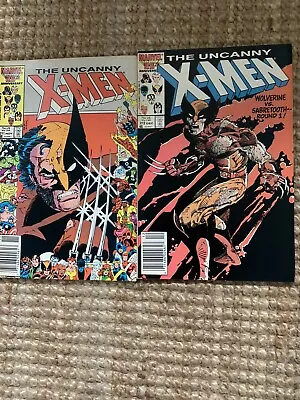 Buy Uncanny X-men 211 Newsstand  And 212 VF- Probably Better For Newsstand See Pics • 31.62£