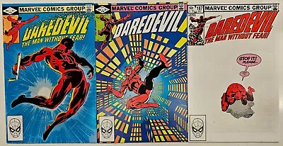 Buy Marvel Comics Bronze Age Daredevil Key 3 Issue Lot 185 186 187 High Grade FN/VF • 1.75£