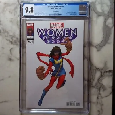 Buy Women Of Marvel #1 Kamala Khan Variant CGC 9.8 NM/M Gorgeous Gem Wow • 43.75£