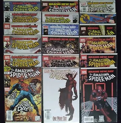 Buy Amazing Spider-man 544-564 (minus 546,550,559) One More Day Pt 1&4/brand New Day • 71.95£