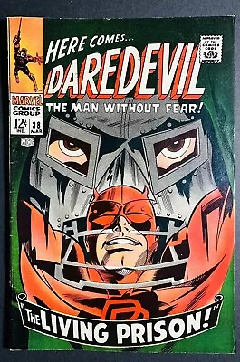 Buy Daredevil #38 Marvel Comics 1968 FN+ Classic Doctor Doom Cover! NICE!!!! • 55.96£