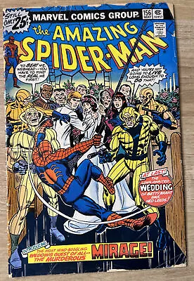 Buy Amazing Spider-Man #156 1st Appearance Mirage! Marvel 1976 • 6.32£