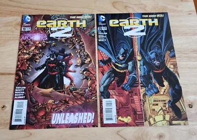 Buy Earth 2 #19 1st Val-Zod & #25 Variant - DC Comics • 23.98£