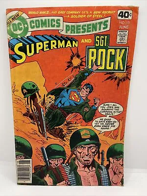Buy DC COMICS PRESENTS #10 Bronze Age Comic 1979 VF SUPERMAN And SGT. ROCK • 7.43£