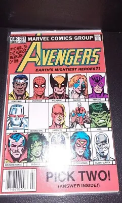 Buy Avengers #221 1981 Marvel Comic Book • 12.86£