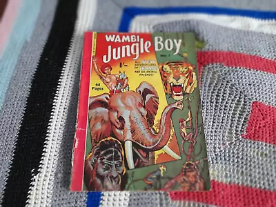 Buy Wambi Jungle Boy Comic Number 1 Published By R Locker & Son 1950's Box 27 • 14.99£