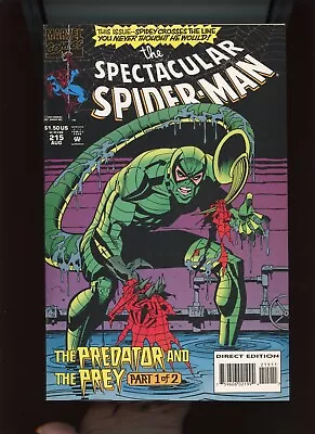 Buy 1994 Marvel,   Spectacular Spider-Man   # 215, Scorpion, VF/NM TO NM, BX87 • 5.63£