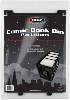 Buy Short Comic Book BIN PARTITIONS - Black • 7.93£