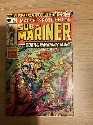 Buy Marvel Spotlight On #8 Sub-mariner Marvel Comics 1976 • 3£