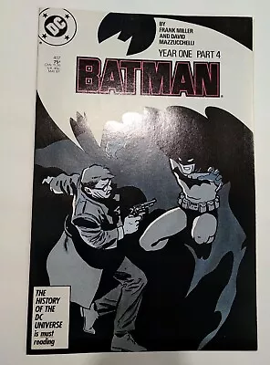 Buy Batman 407 VF 8.0/8.5 Batman Year One Part 4 Frank Miller • 9.50£