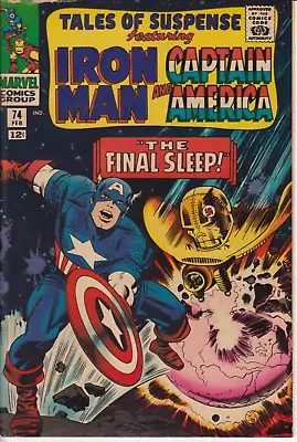 Buy Tales Of Suspense #74, Marvel Comics 1966 FN+ 6.5  Final Sleeper • 31.98£
