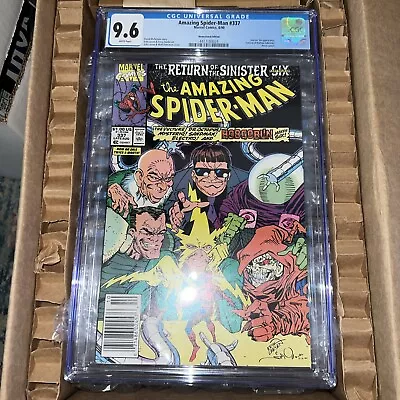 Buy Amazing Spider-Man #337 CGC 9.6 Newsstand Sinister Six Appearance Brand New Case • 119.89£
