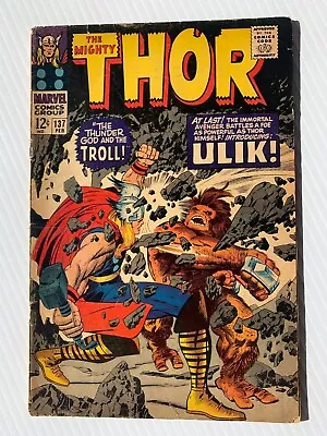 Buy The Mighty THOR #137 1967 - 1st Appearance Of Ulik • 27.98£