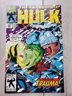 Buy The Incredible Hulk #394 Marvel Comics 1991 NM High Grade Introducing Trauma! • 7.86£