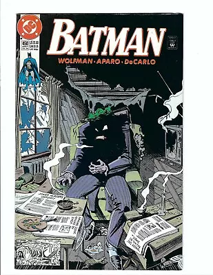 Buy Batman 450, VF- 7.5, DC 1990, Mike DeCarlo, 1st Curtis Base • 5.94£