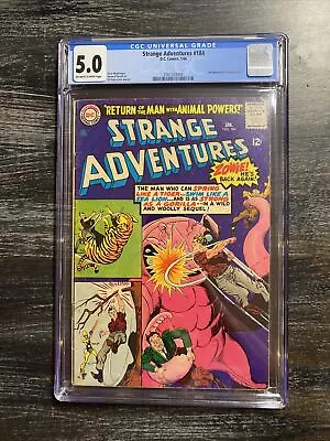 Buy DC Comics Strange Adventures #184 CGC 5.0 OW/W Pages Gil Kane 2nd Animal Man '66 • 63.25£