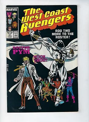 Buy West Coast Avengers # 21 Marvel Comic Doctor Pym & Moon Knight App 1987 FN/VF • 5.95£