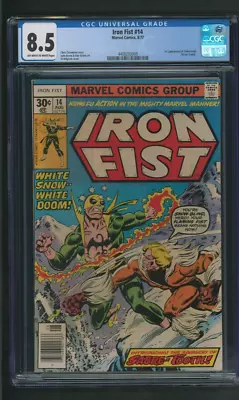 Buy Iron Fist #14 CGC 8.5 1st Appearance Sabretooth Marvel 1977 New Slab • 375.40£