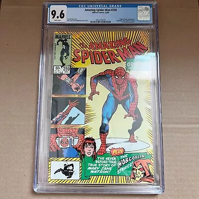 Buy 9.6 CGC Amazing Spider-Man #259 Marvel Comics 1984 Ron Frenz Mary Jane Origin • 80.43£