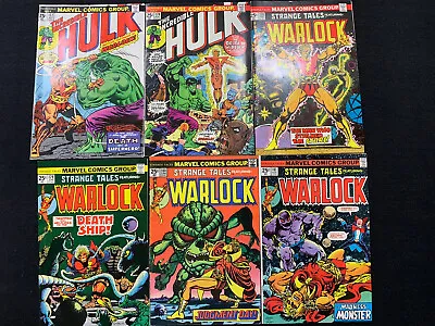 Buy Warlock Comic Book Set, Incredible Hulk#177-178, Strange Tales#178, 179, 180,181 • 337.64£
