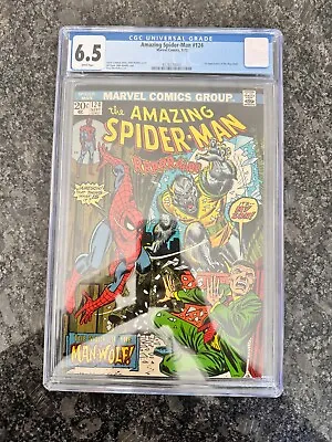 Buy Amazing Spider-Man #124 CGC 6.5 White Pages First Man-Wolf Appearance 1st ASM • 149.65£