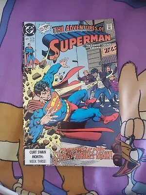 Buy The Adventures Of Superman Number 471 Comic Book • 3.20£