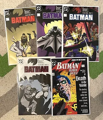 Buy Batman Year One #404-407 + Robin Lives NM Frank Miller DC Comics FACSIMILES • 19.71£