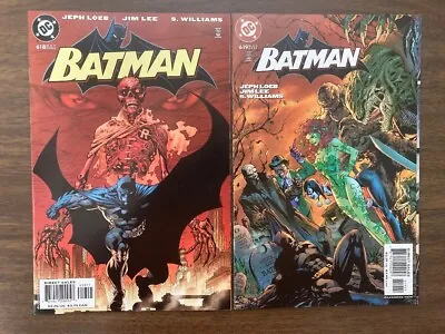 Buy Batman #618 #619 2003 DC Comics Hush Jim Lee Jeff Loeb HIGH GRADE TWO BOOK LOT • 15.80£