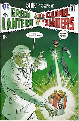 Buy KFC #3, Green Lantern Colonel Sanders #3, Green Lantern 76 Cover Homage, NM • 111.13£