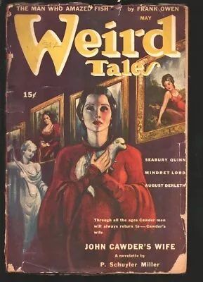 Buy Weird Tales 5/ 1943-Margaret Brundage Cover-Horror & Mystery Pulp Fiction-Sea... • 56.36£